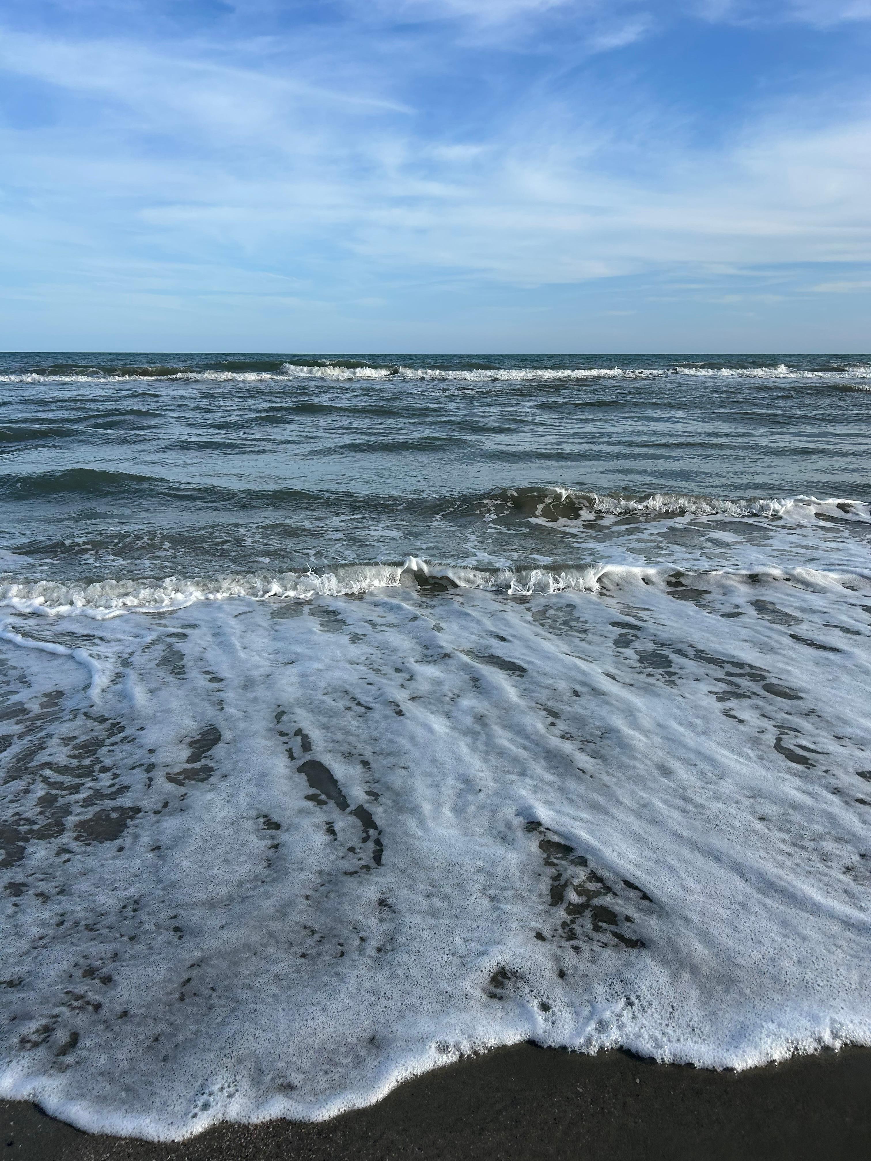 The beautiful surf around the corner and close by