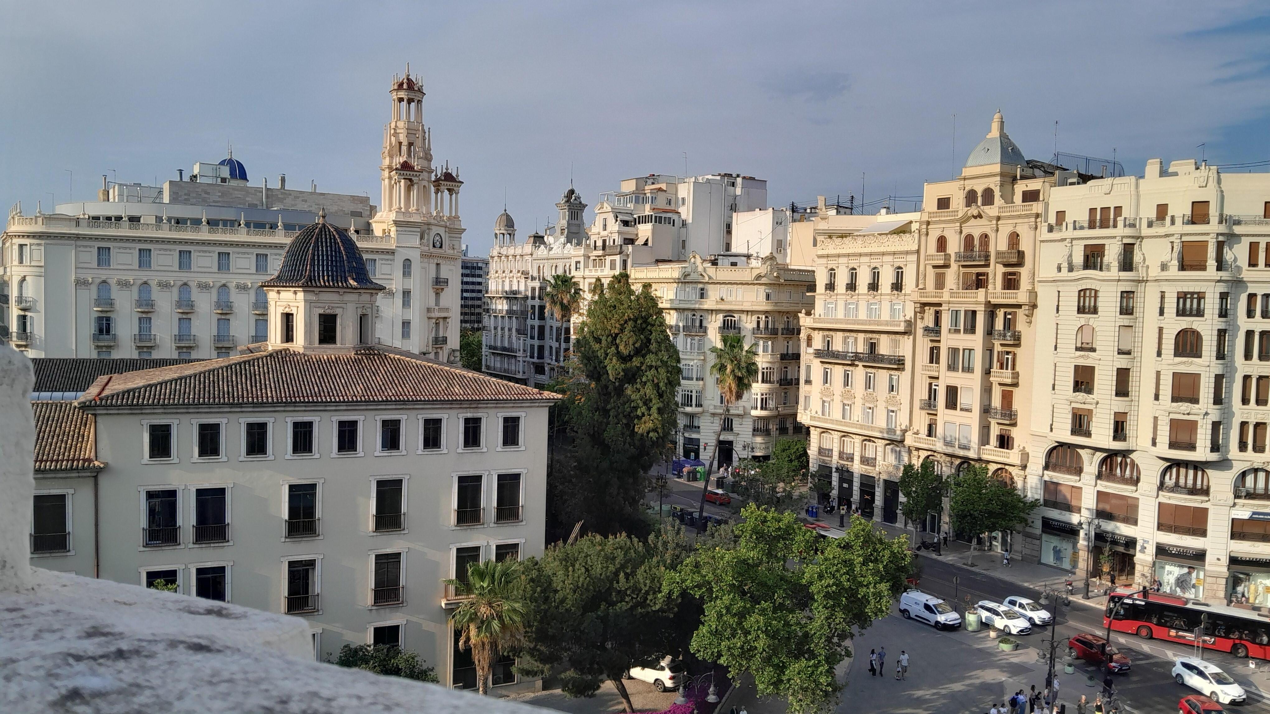 View from the balcony 