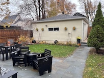 Backyard and garage very handy.