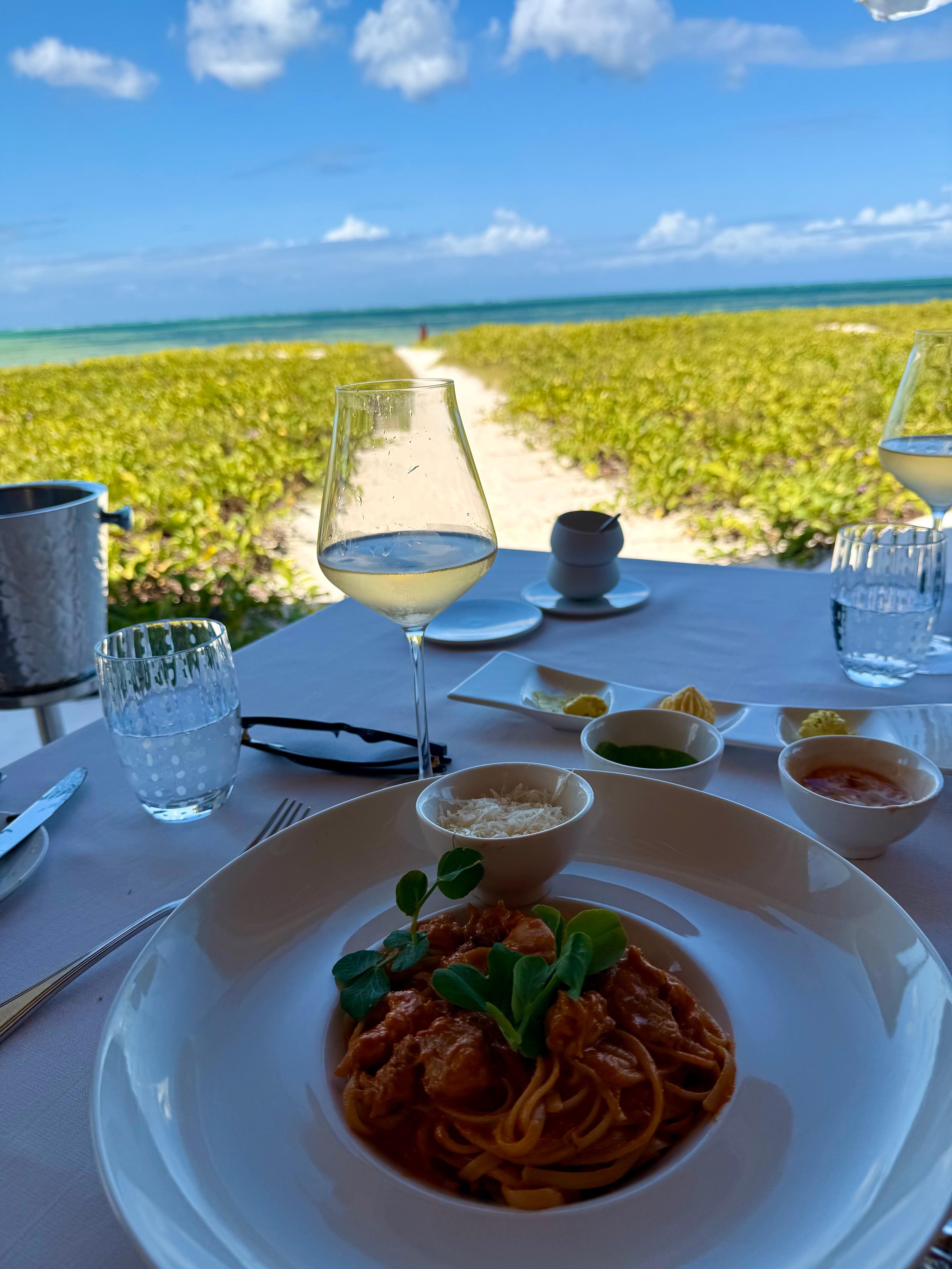 Mittagessen am Strand