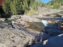 Neat place at Glacier national park.