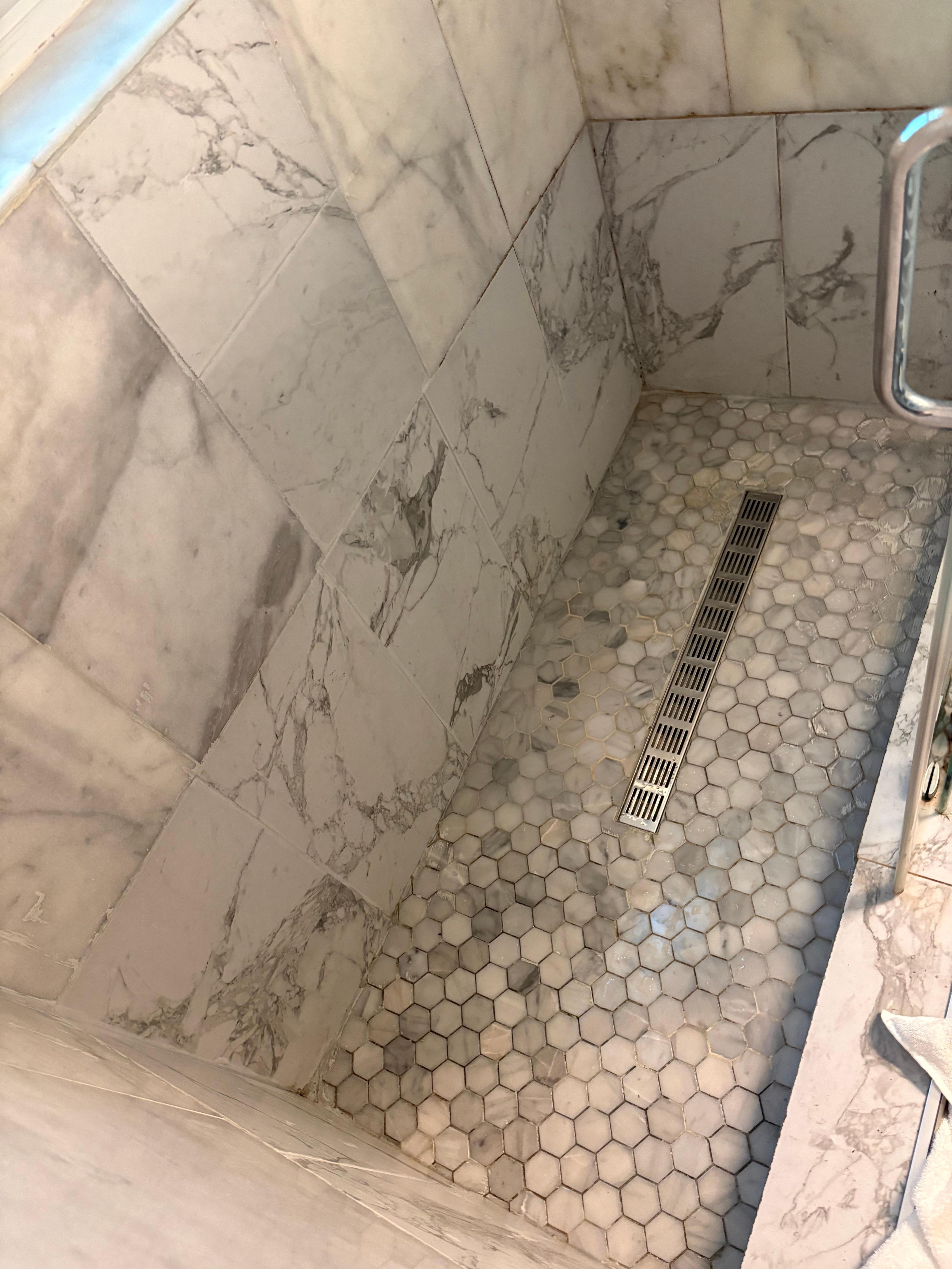 Slimy showers, you have to bring your cleaning supplies 