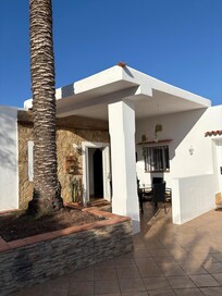 Front of the villa