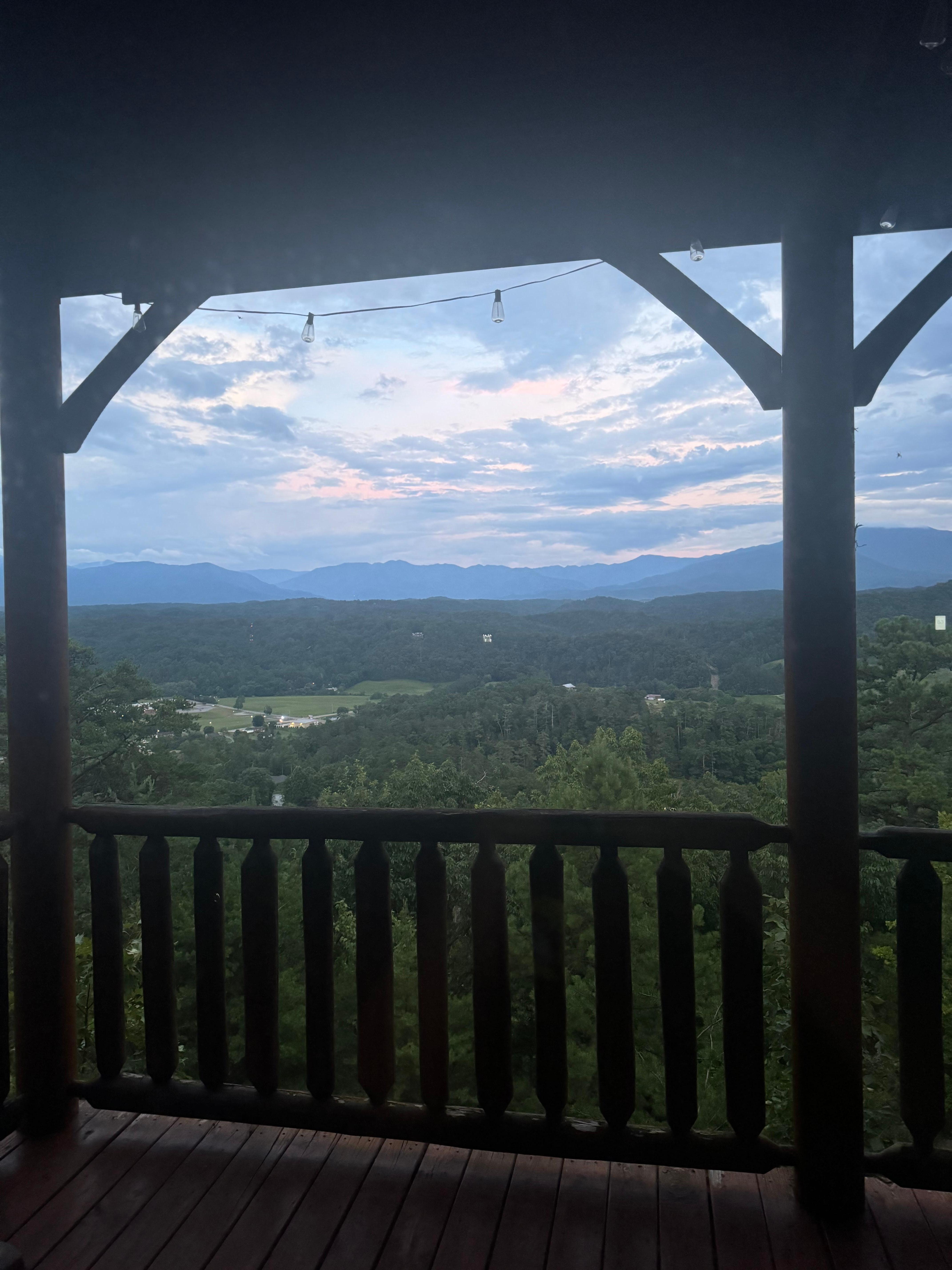 Mountain View from balcony!