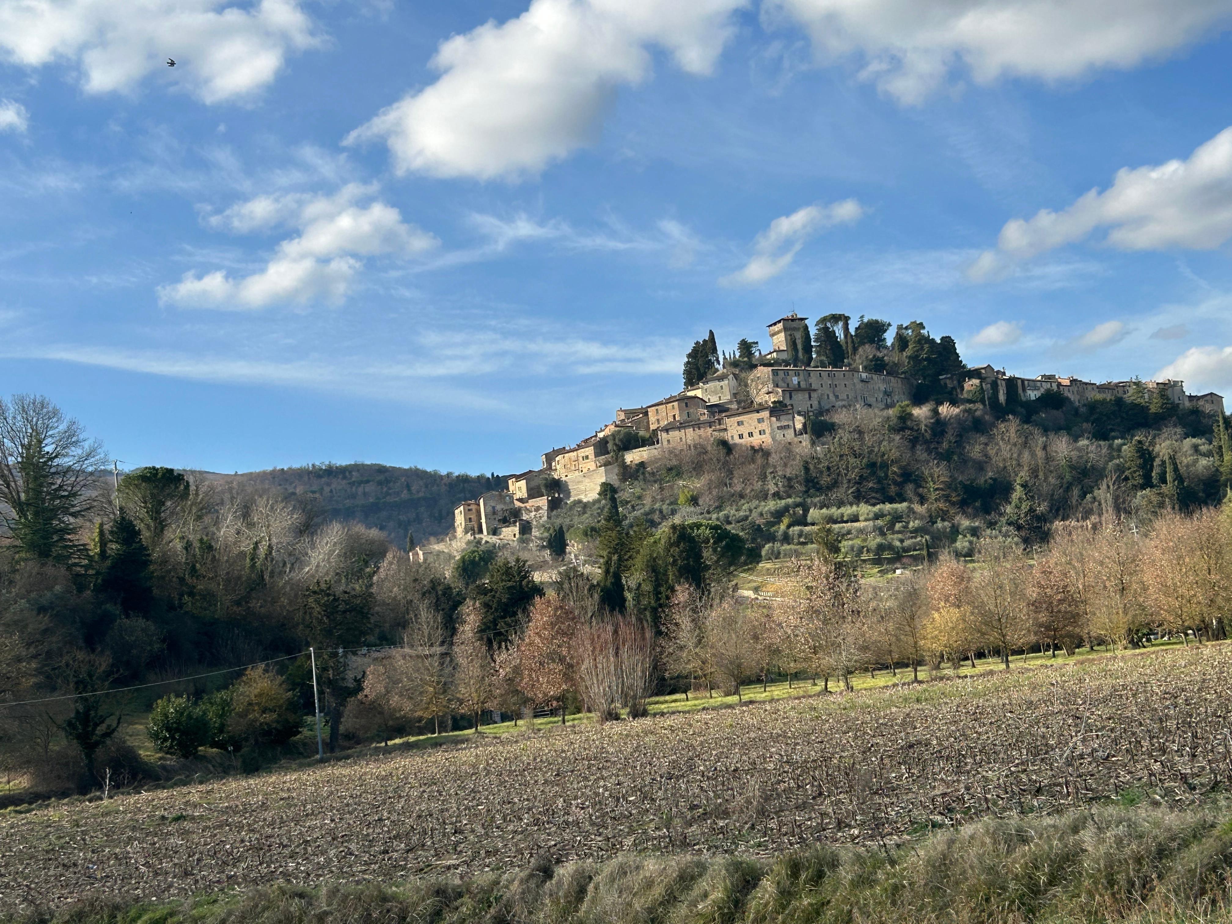 Beautiful medieval hilltop town 