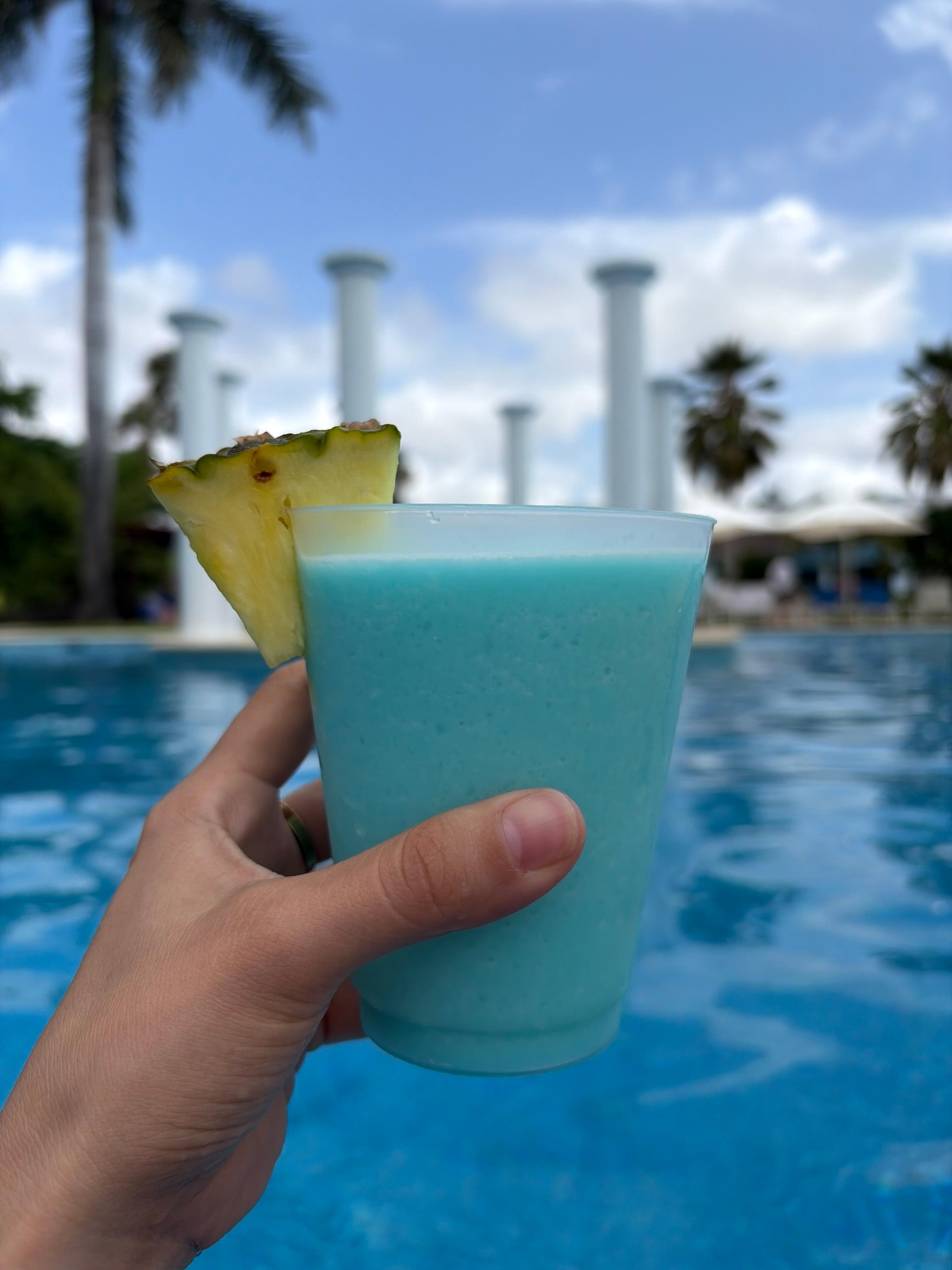 Blue Hawaii - 5/10, tastes kind of like a pina colada but has an odd after taste. 