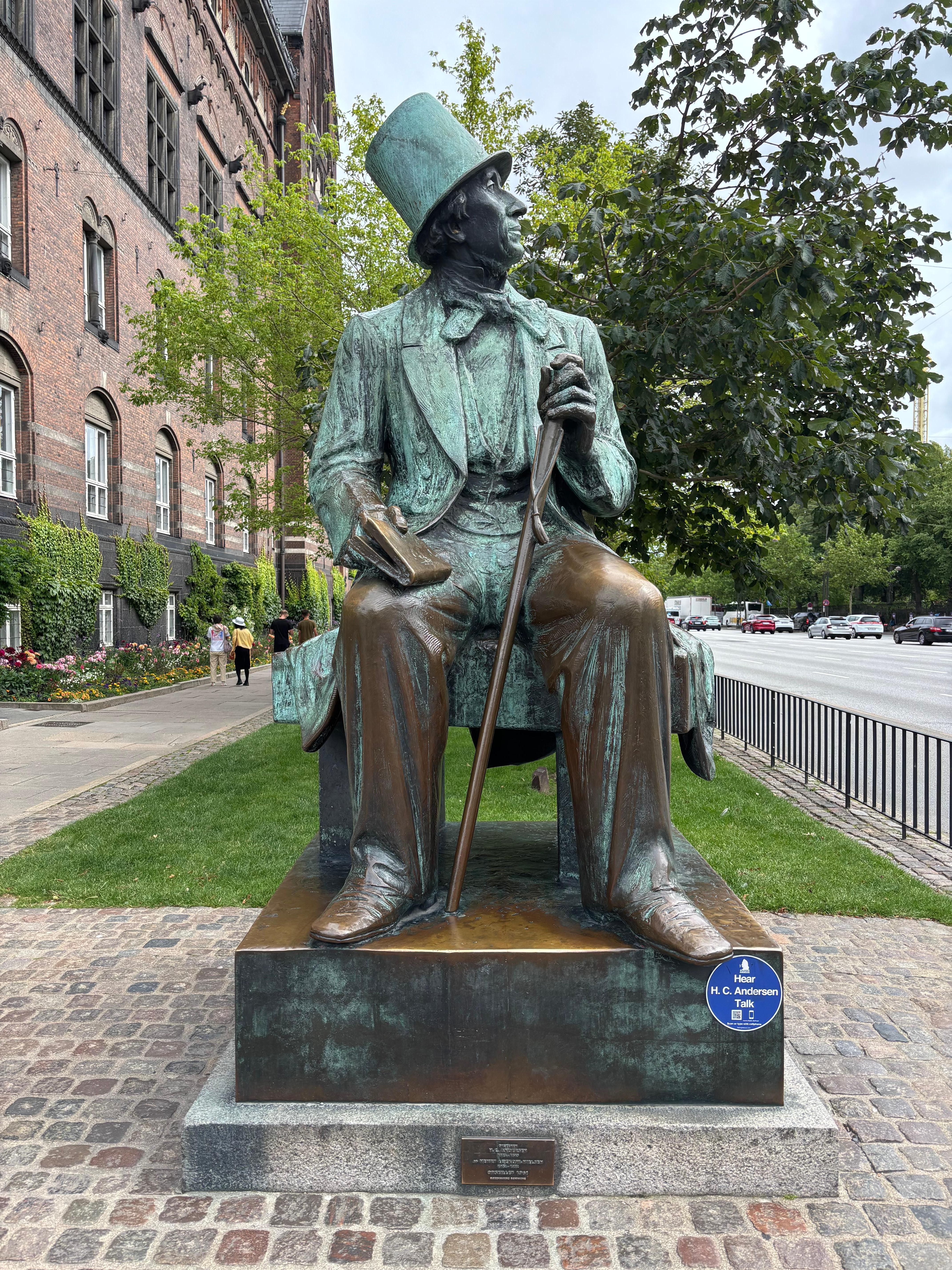 Eventyr-fortelleren HC Andersen.