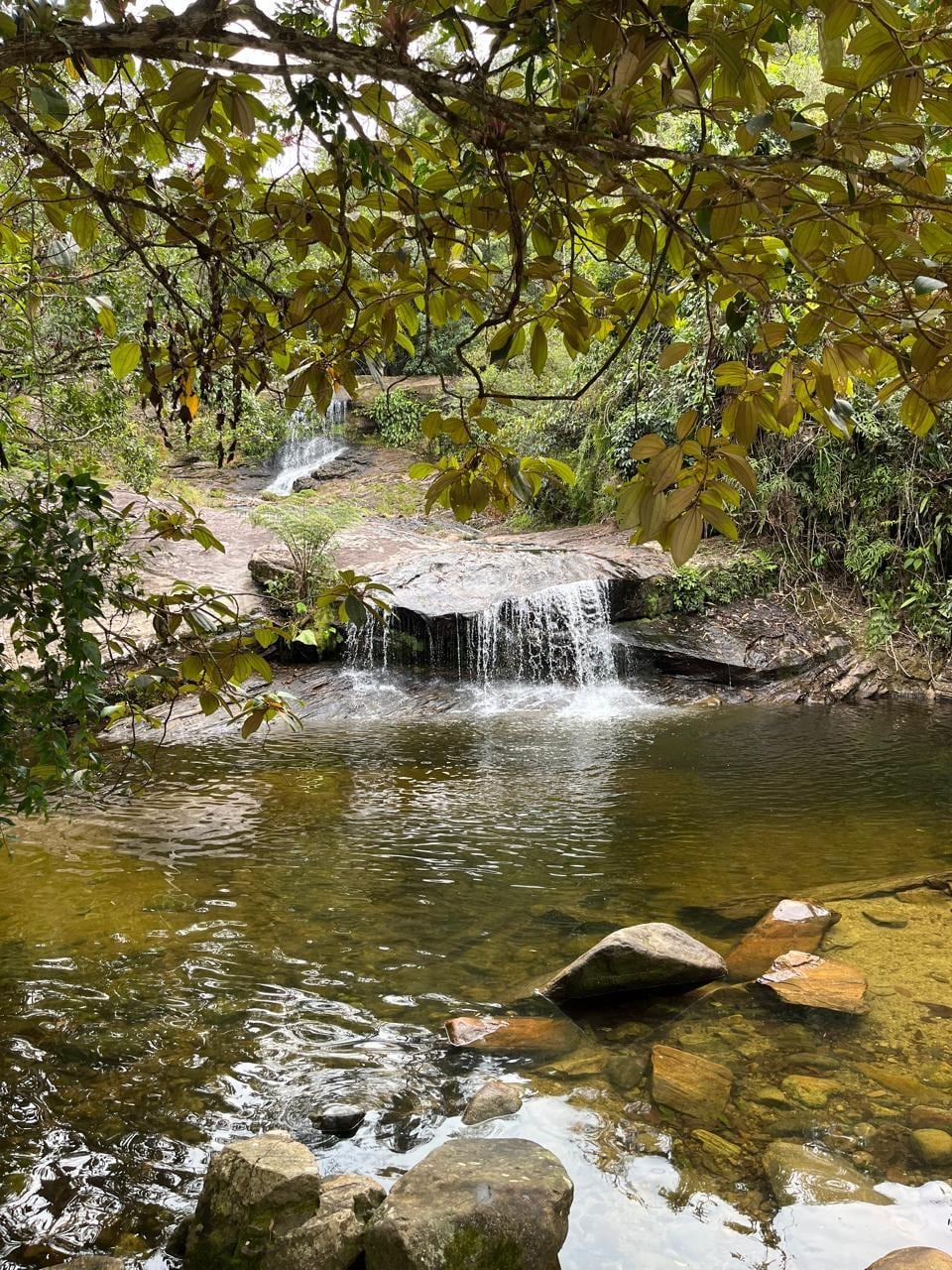 Cachoeira que fica a 3km da pousada