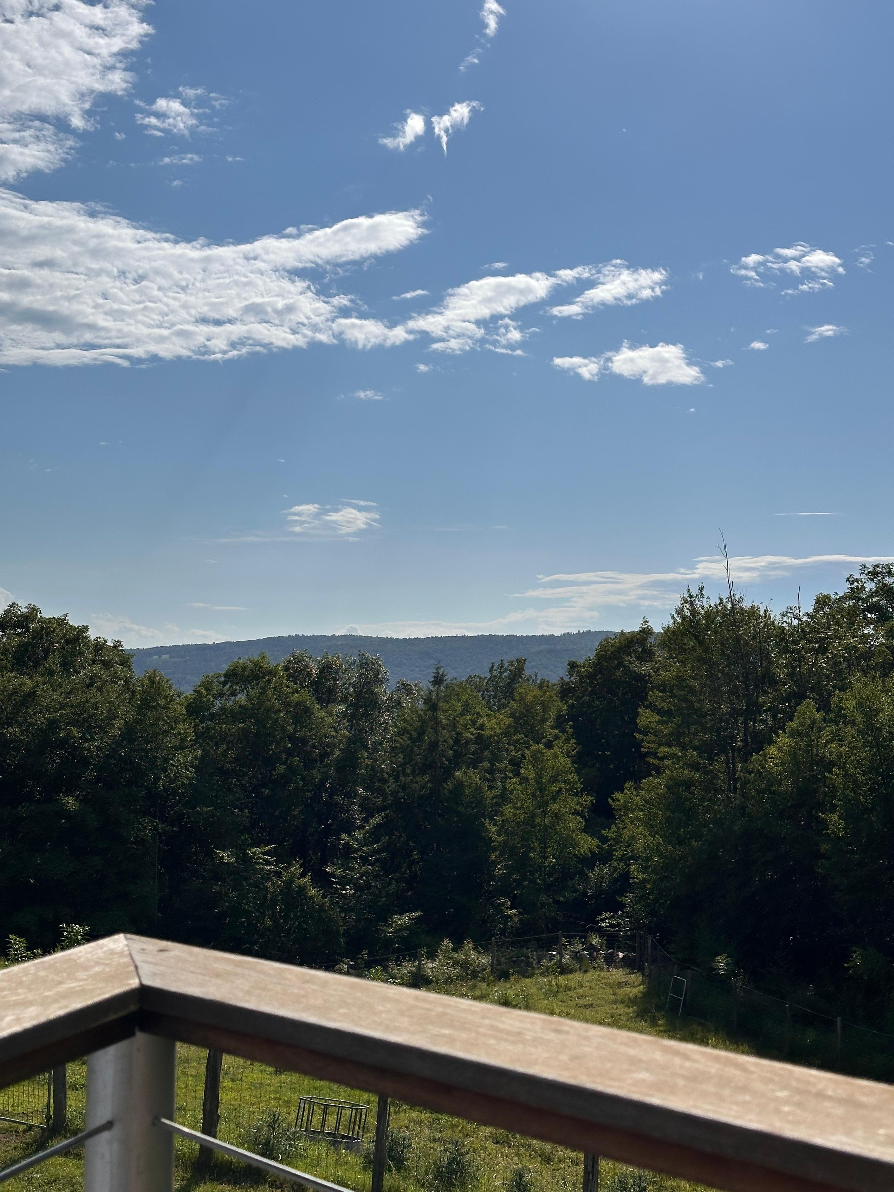 View from the cottage deck