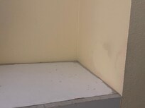 Float shelf, other side, dirty