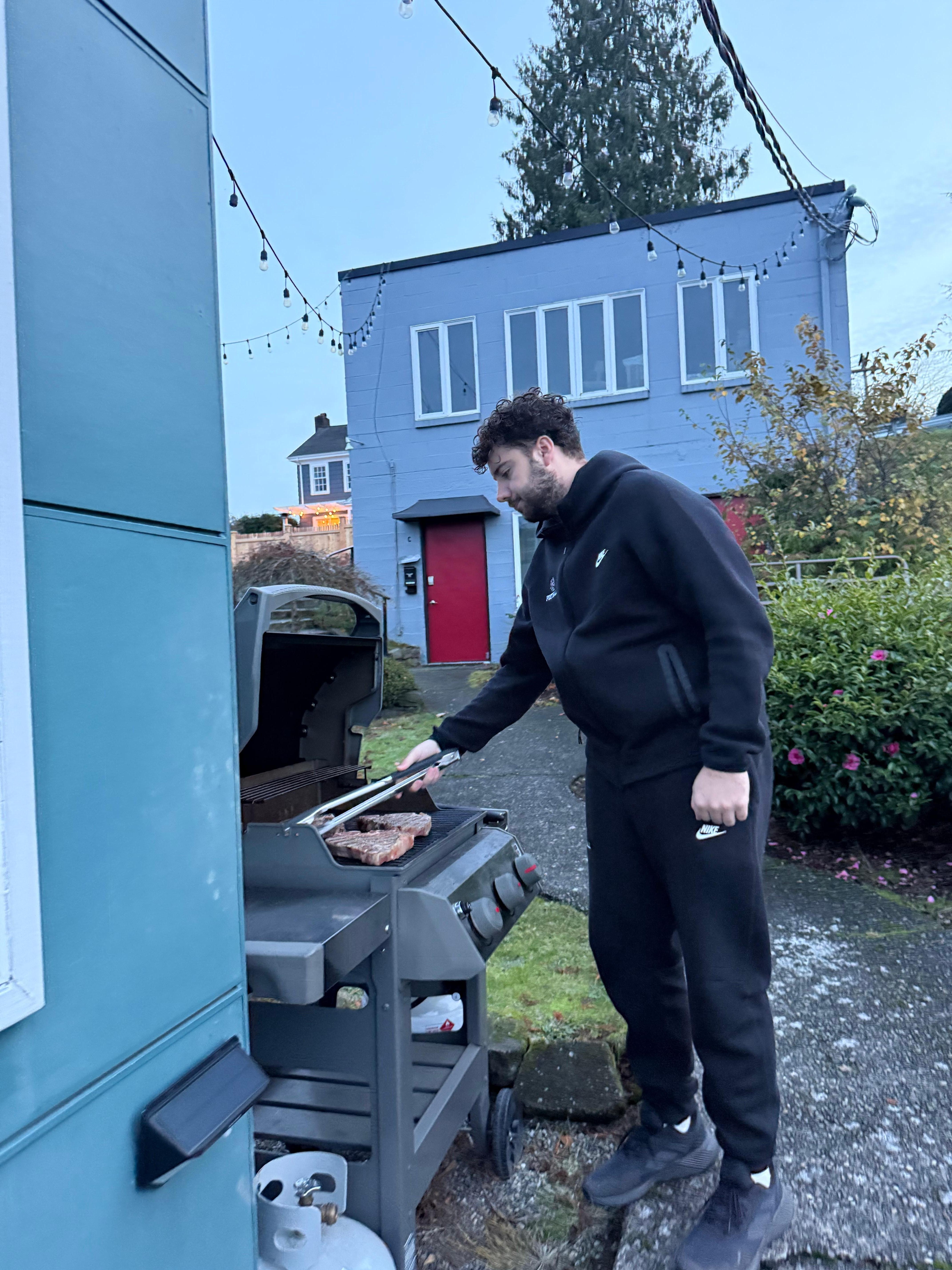 BBQ after the College football game