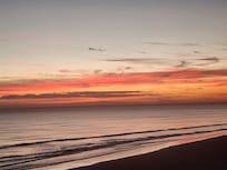 Sunrise view from balcony