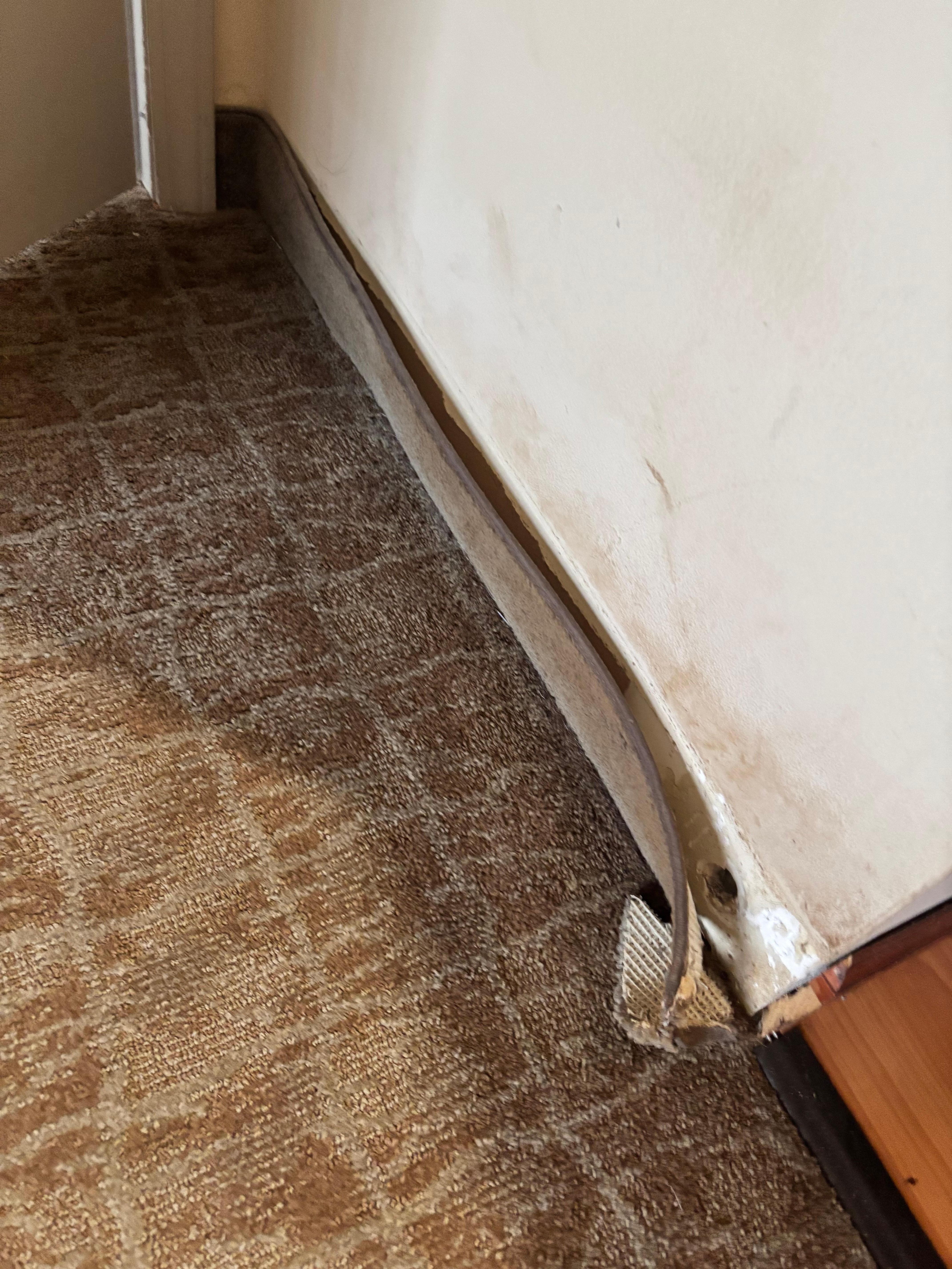 Bathroom rusted tube