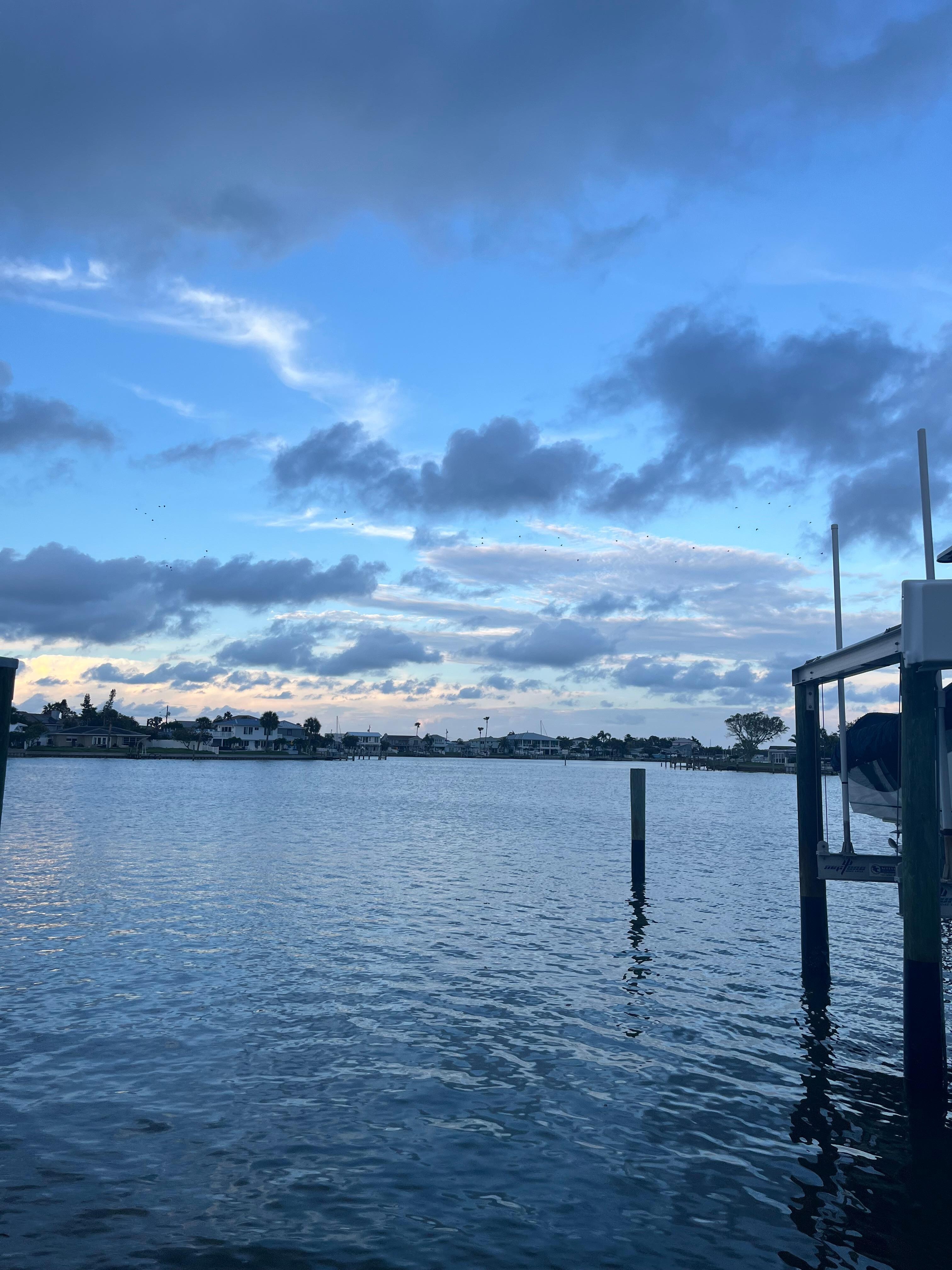 Gorgeous sky over the bay