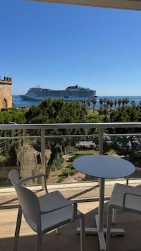 Blick von Balkon