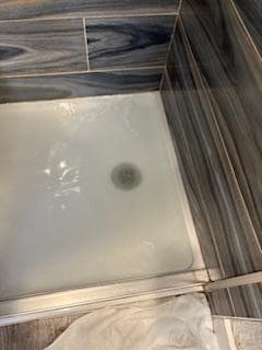 shower did not drain