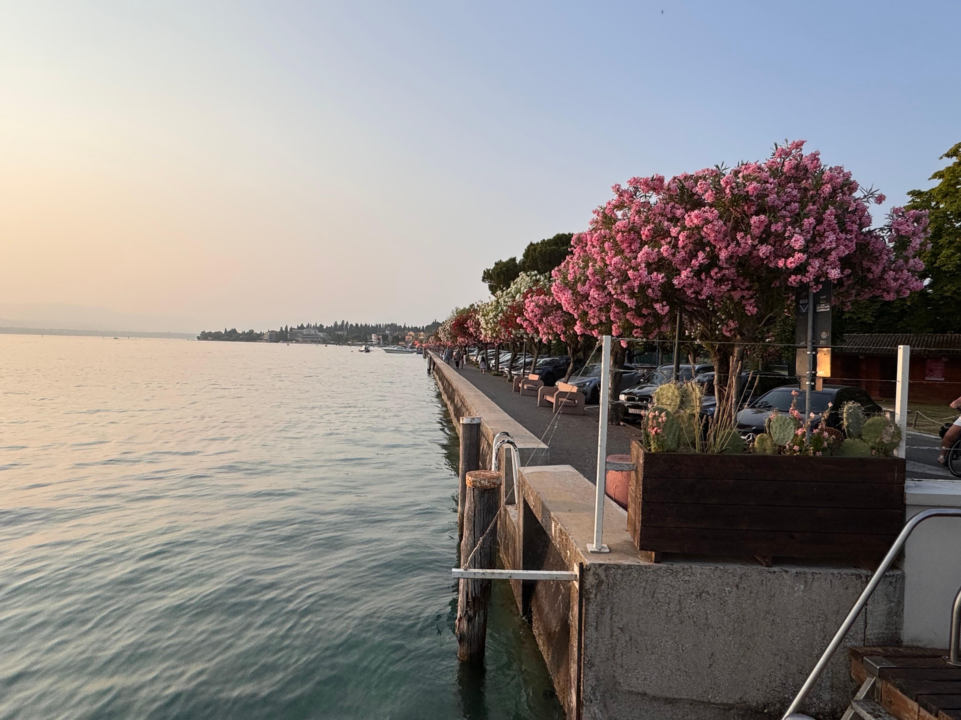 Short walk along the front to the town 