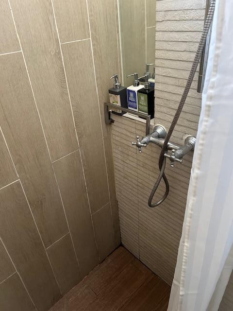 super small shower