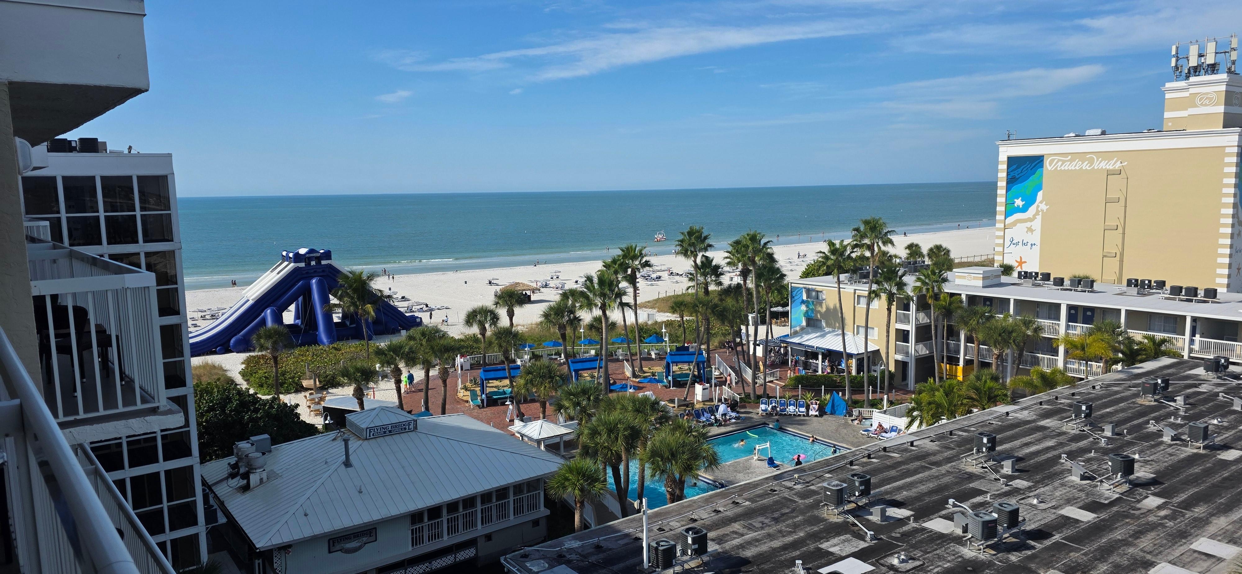 7th floor view from room 7235 I think,  was the tropical view  units