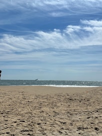 The beach