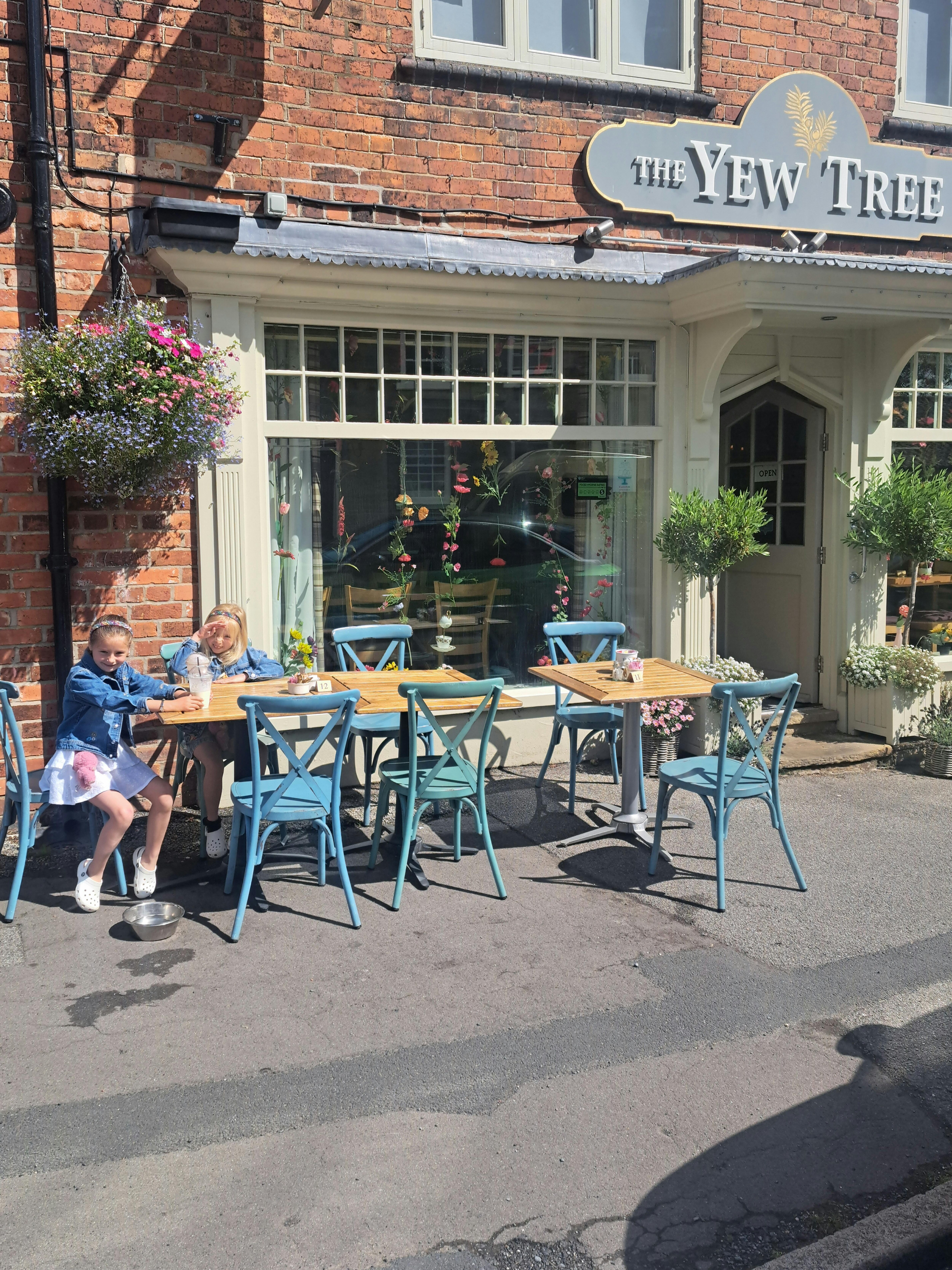 Lovely breakfast just across the road from the Plough 