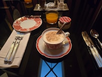 Elegant breakfast setting
