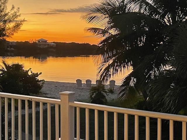 Sunset from the porch