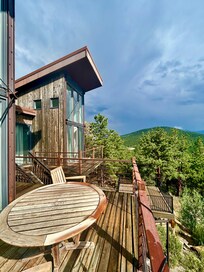 view to other side of cabin balcony. no seating