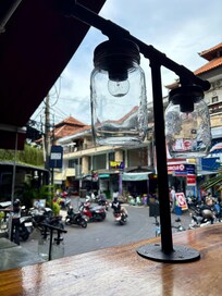 View from the hotel restaurant