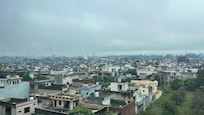 View from a very large bedroom window