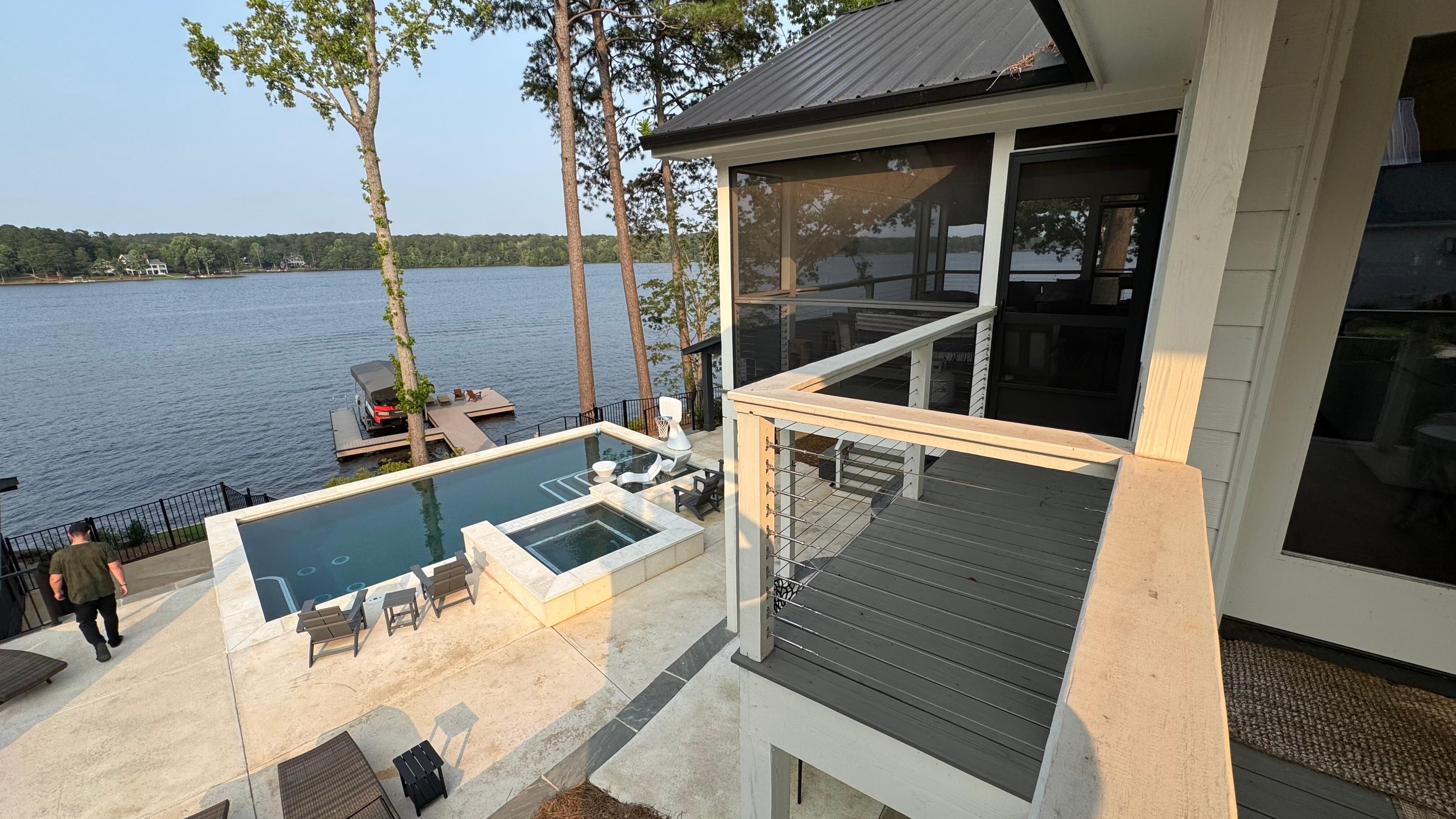View from the master suite balcony