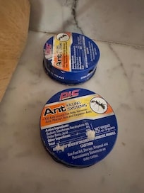 Ant traps set by owner who then accused us of putting them out.