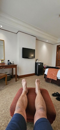Relaxing and view from room