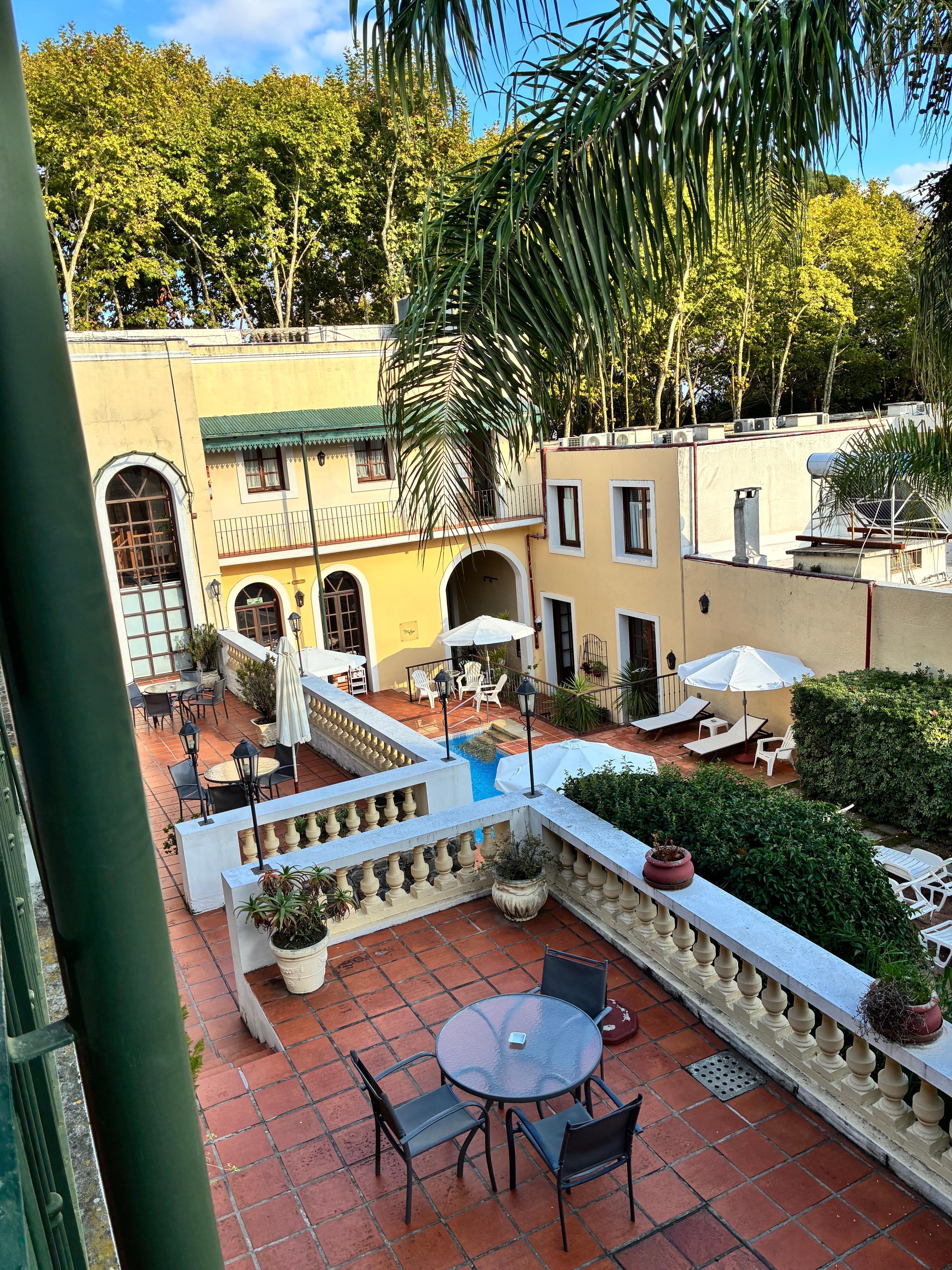 Vista da pousada 