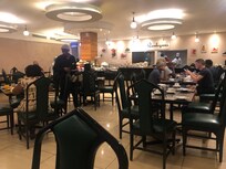 Restauranten i stueetagen hvor der er morgenmad hver dag indtil 10.30