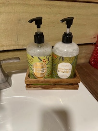 Hand soap and hand lotion