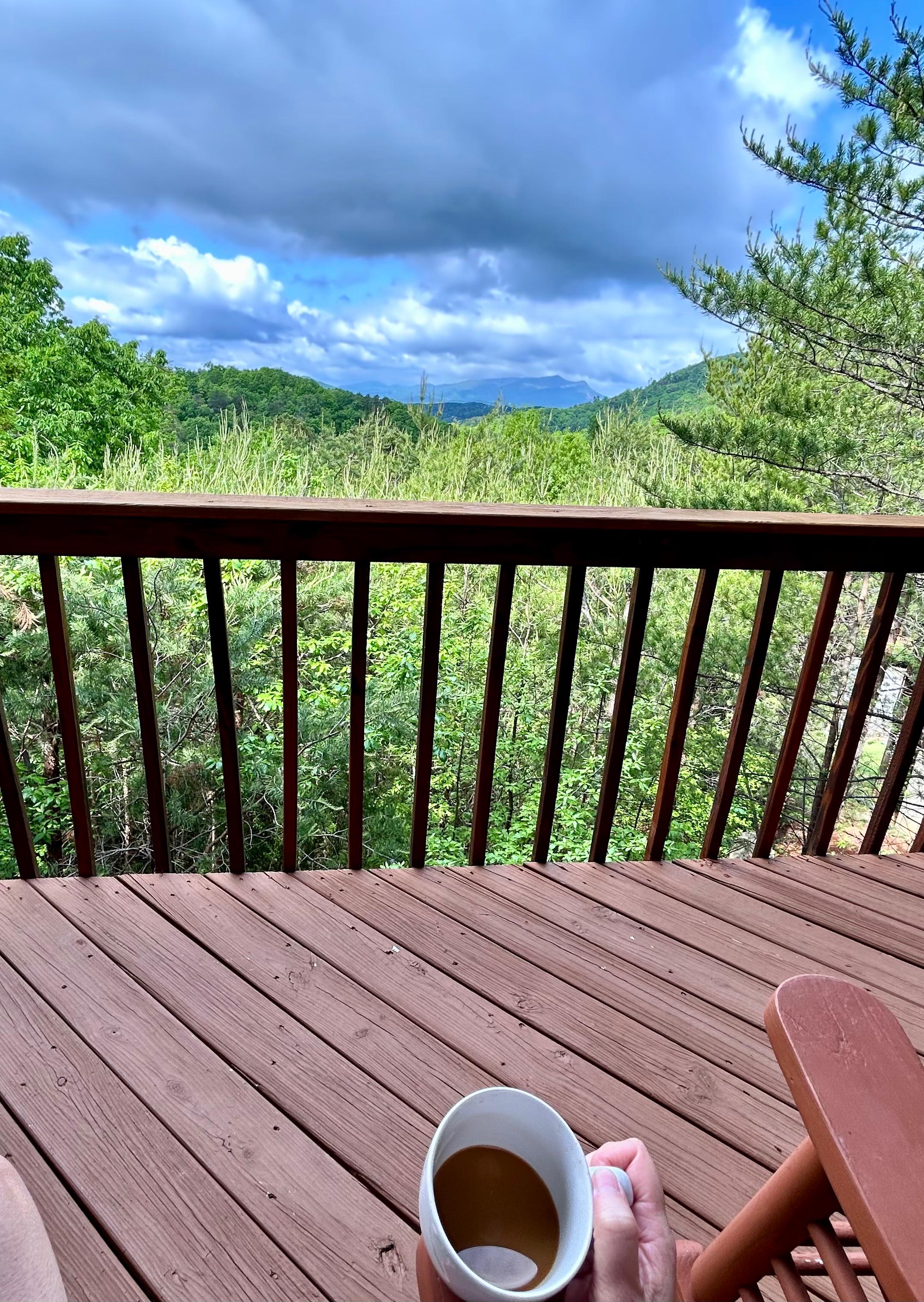 Coffee with a view