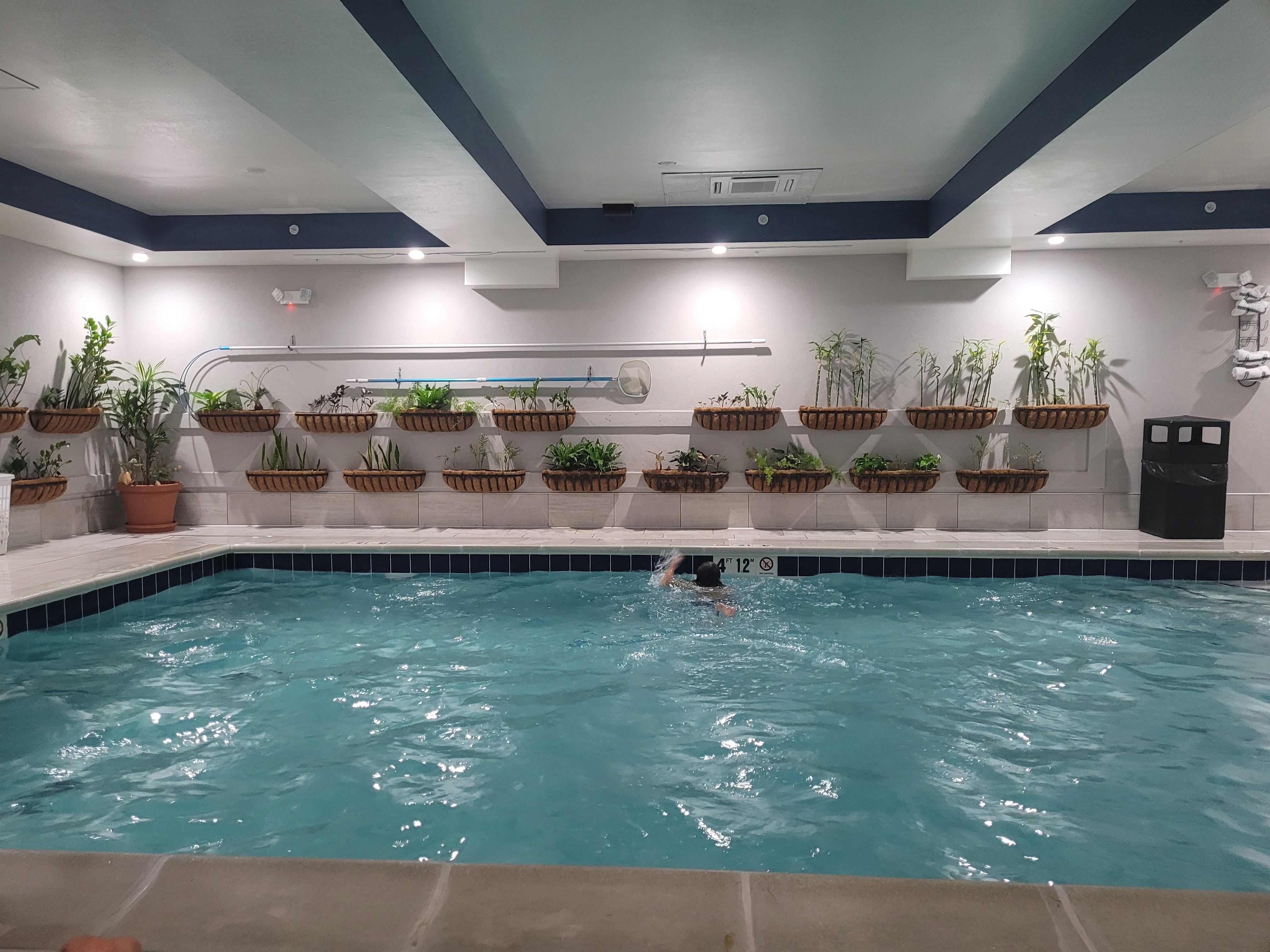 Pool is a good size