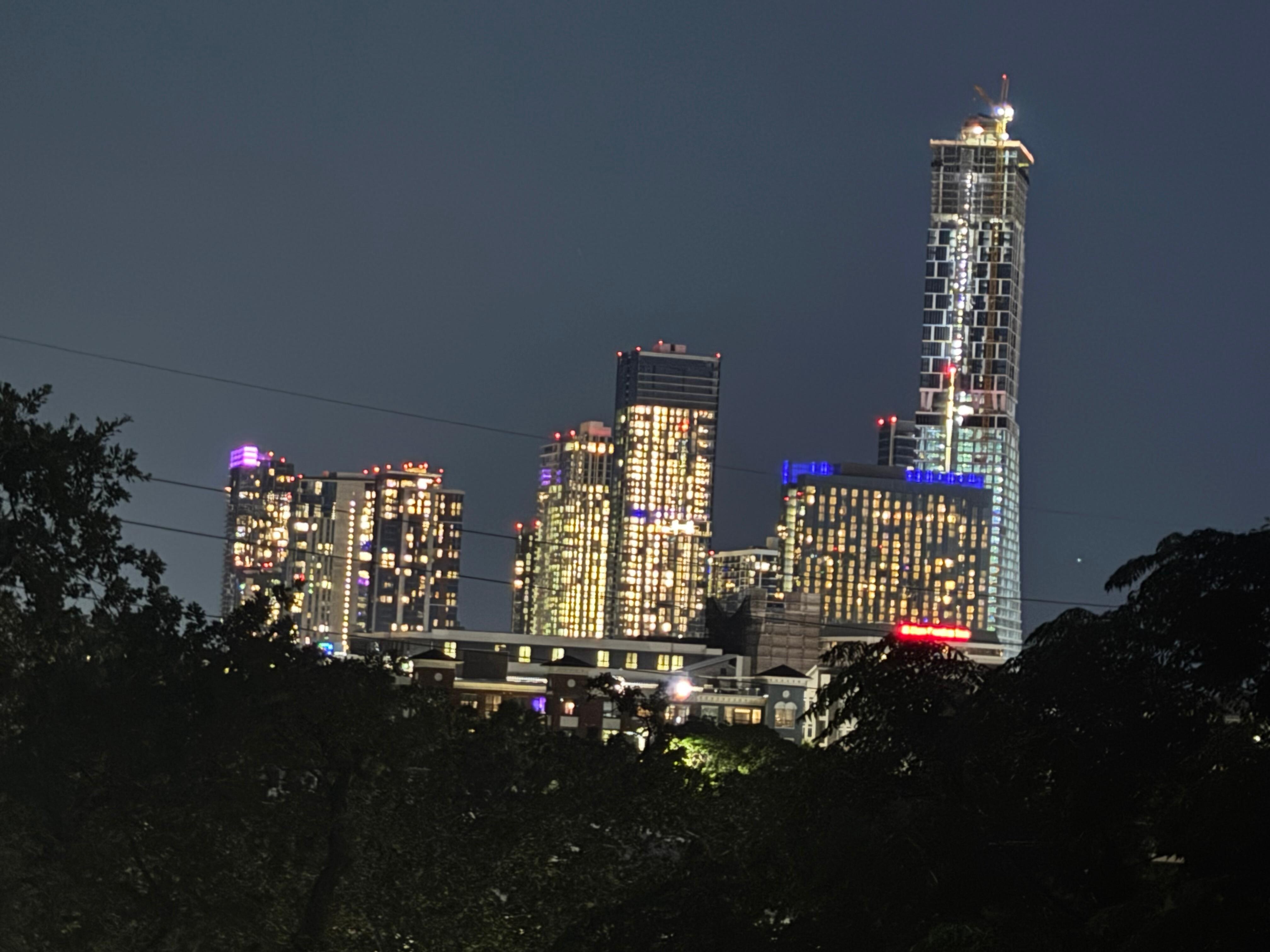View from rooftop balcony.