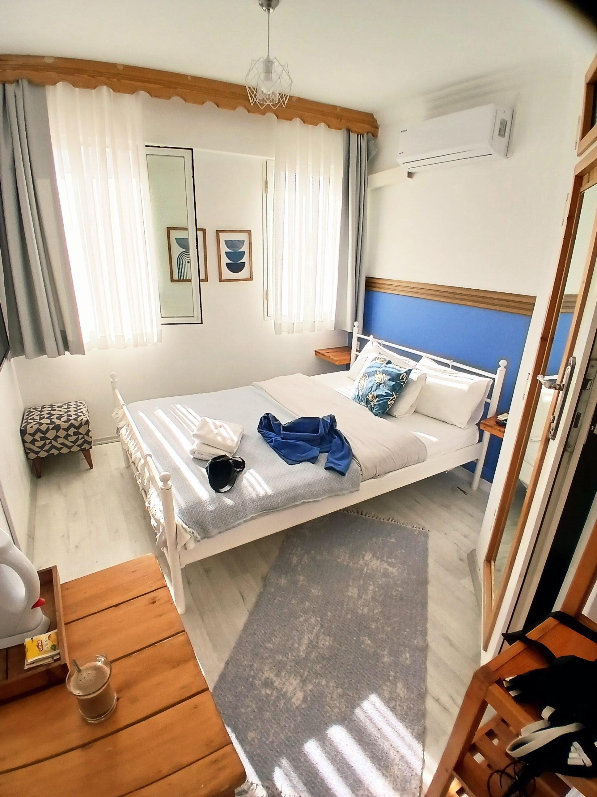 bright clean bedroom