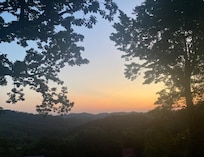 Sunrise from the deck