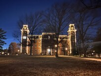 University of Arkansas- Old Main- ready for the holidays!