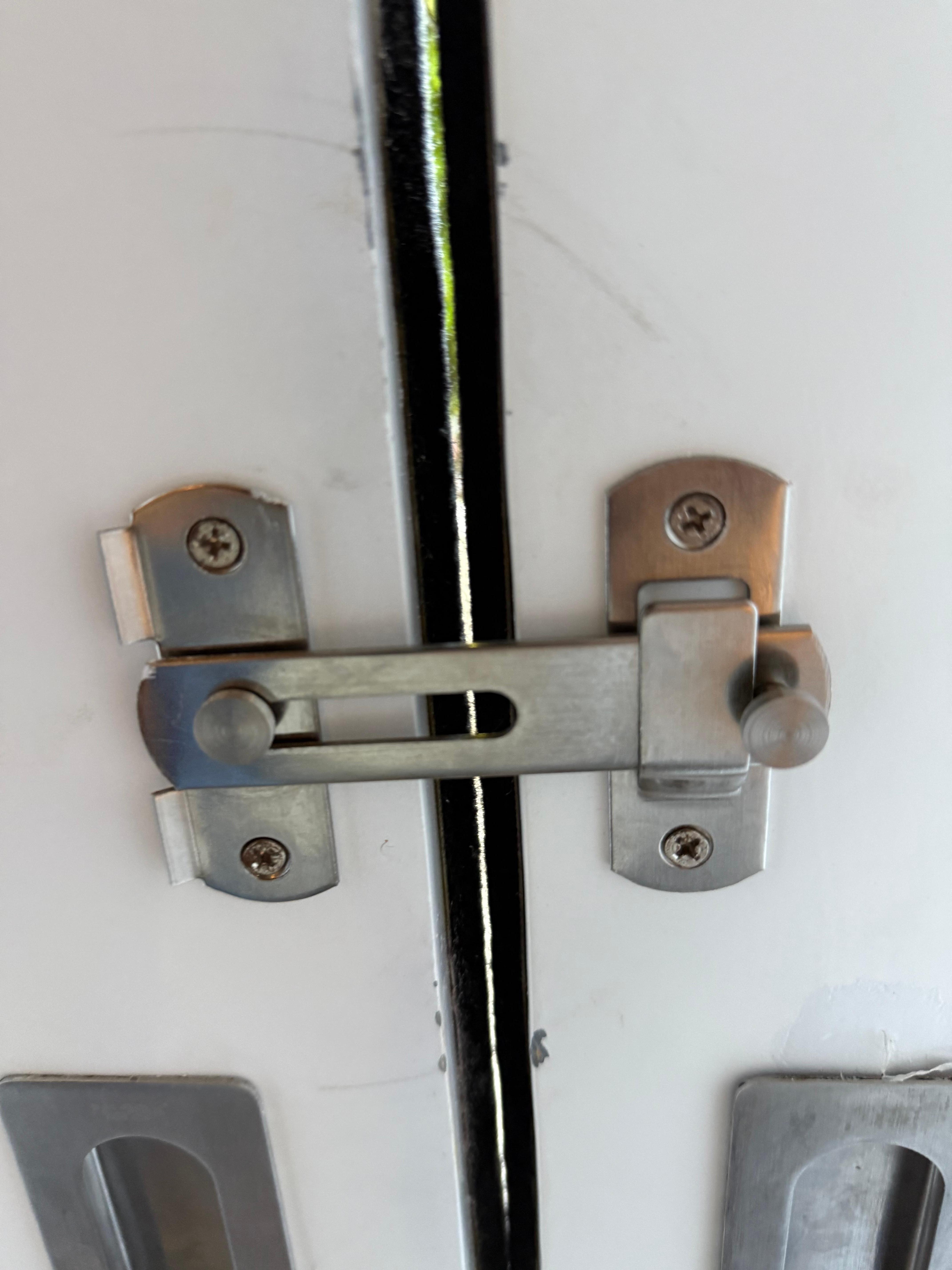 Door to ground level balcony