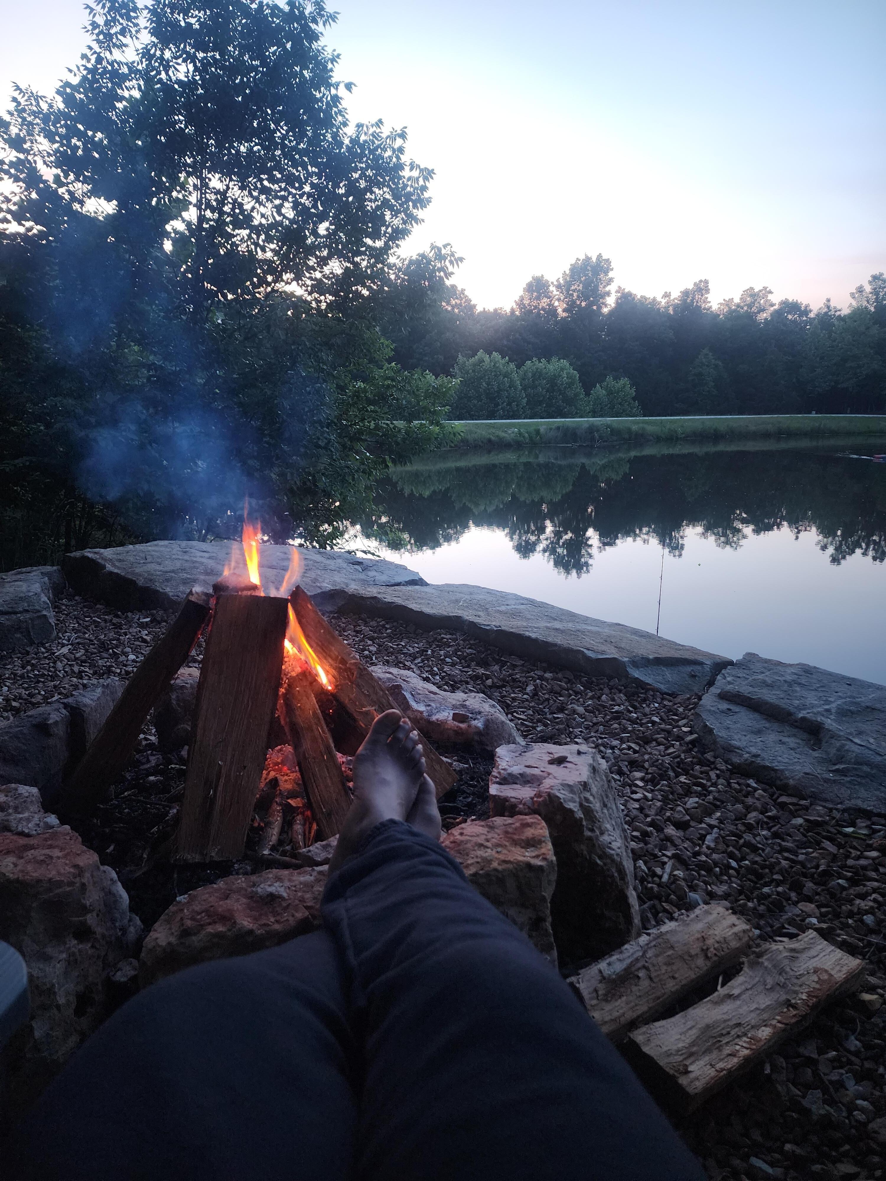 Perfect fire perfect stillness