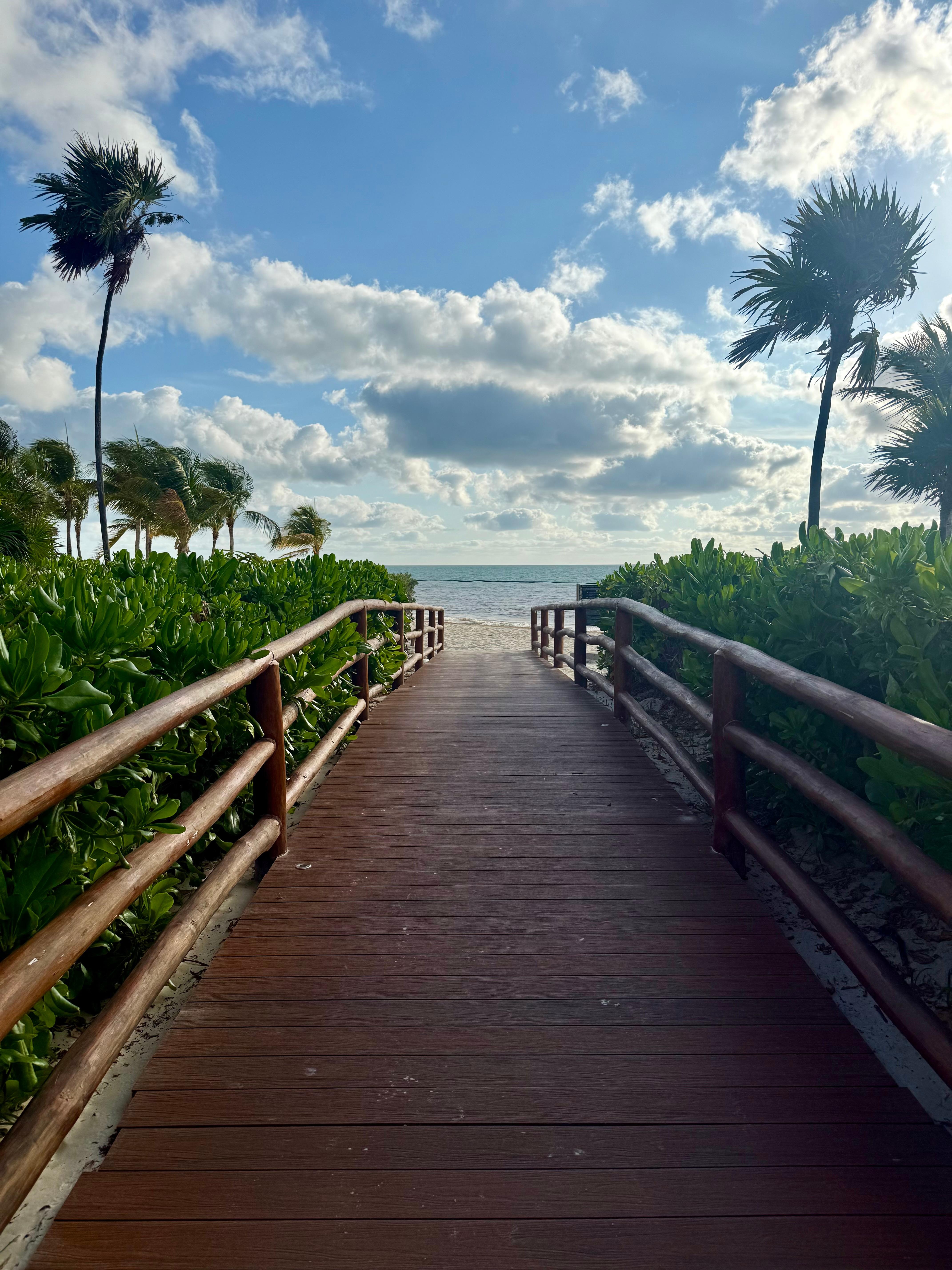 Boardwalk to beach from
hideaway