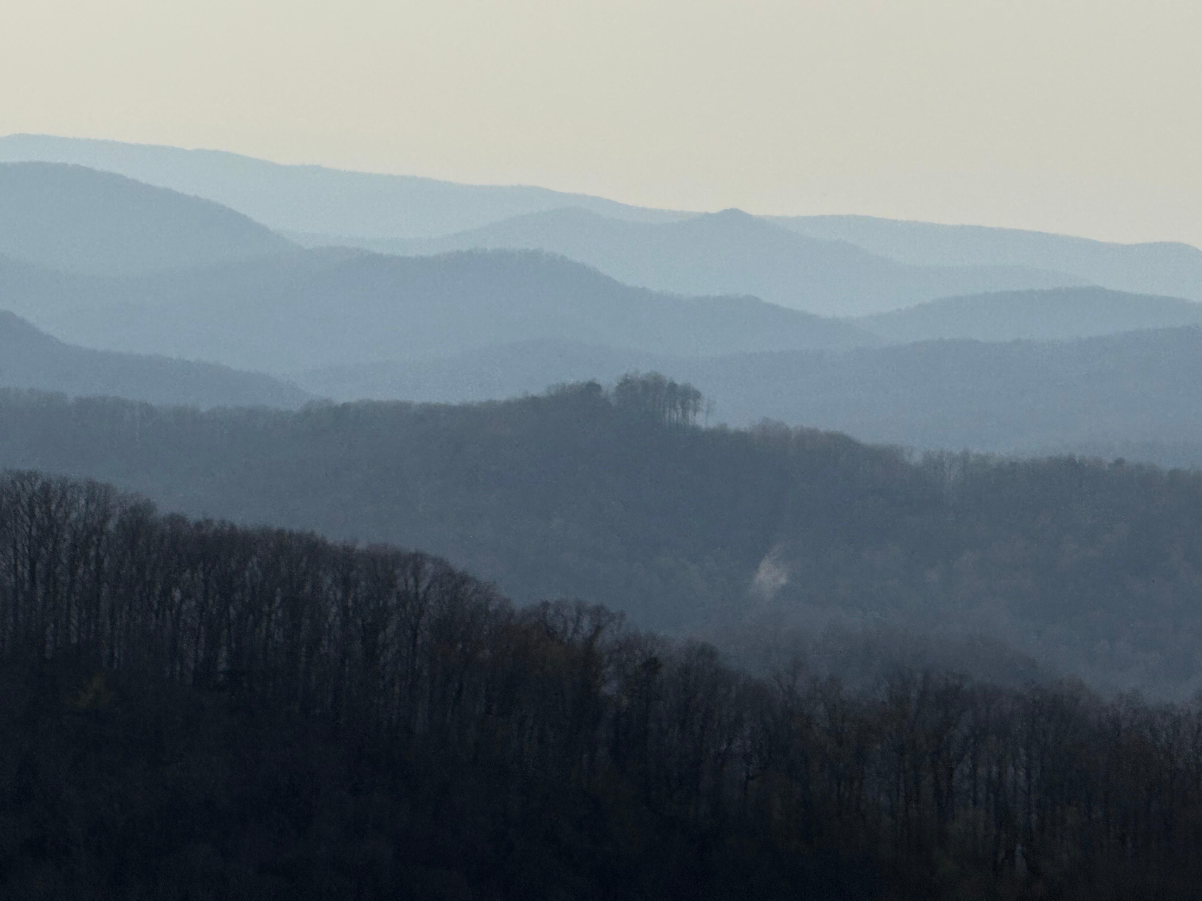 They don’t call it Blue Ridge for nothing!