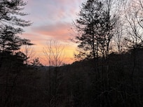 Sunset on the porch