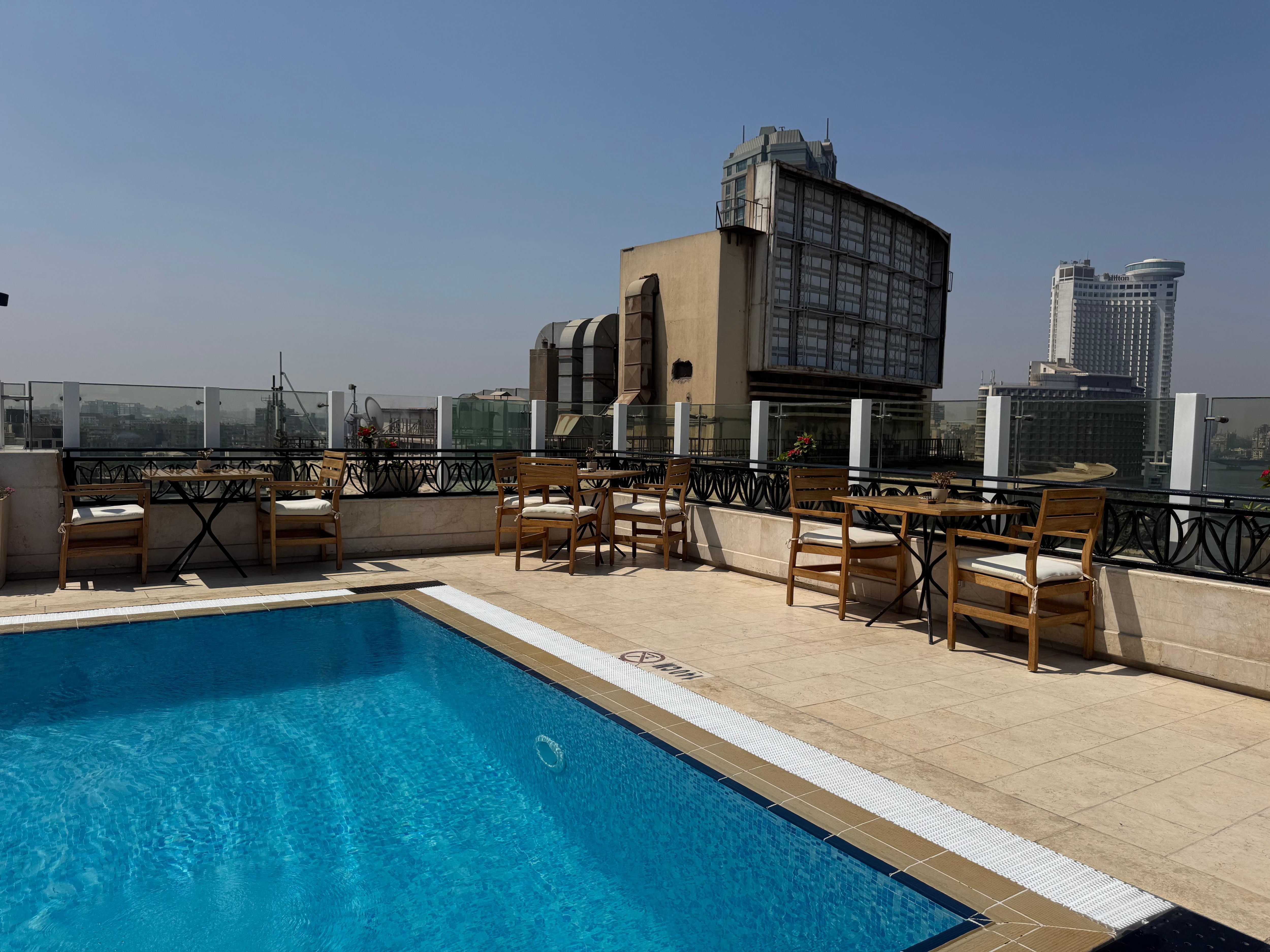 Roof top pool