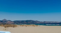 Entrance of the beach from the hotel