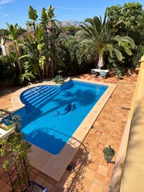 Pool from balcony